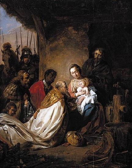 Jan de Bray The Adoration of the Magi Norge oil painting art